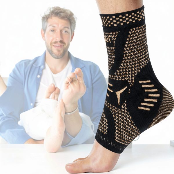 INDEEMAX Copper Ankle Brace Soft Support Adults-2