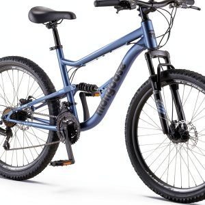 Mongoose Mountain Bike Slate Blue 26-Inch Wheels-0