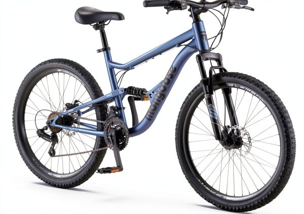 Mongoose Mountain Bike Slate Blue 26-Inch Wheels-0