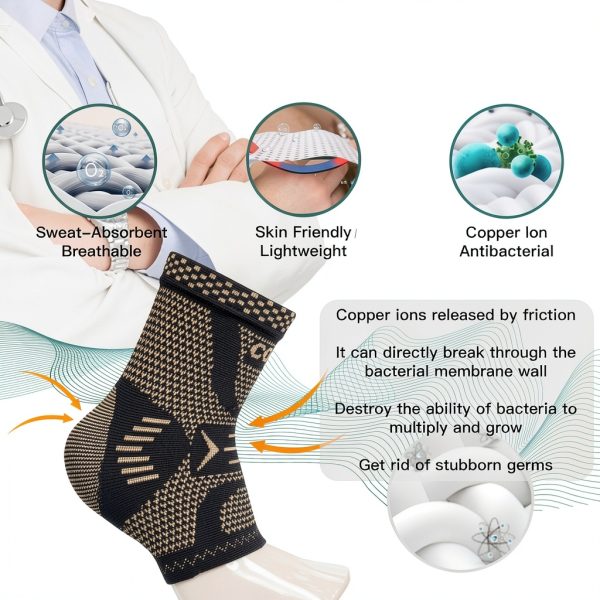 INDEEMAX Copper Ankle Brace Compression Support-1