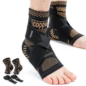 INDEEMAX Copper Ankle Brace Soft Support Adults-0