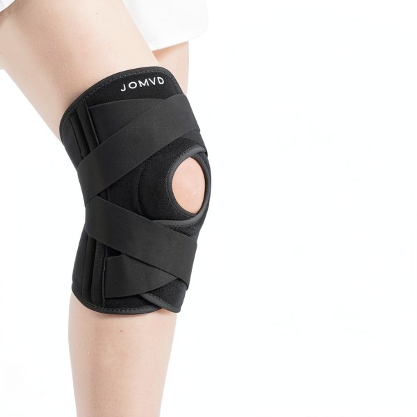 JOMVD Knee Brace Neoprene Adjustable Gray-1