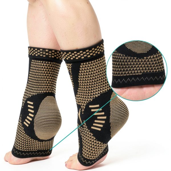 INDEEMAX Copper Ankle Brace Compression Support-5