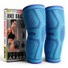 BLITZU Knee Compression Sleeves for Men Women-0