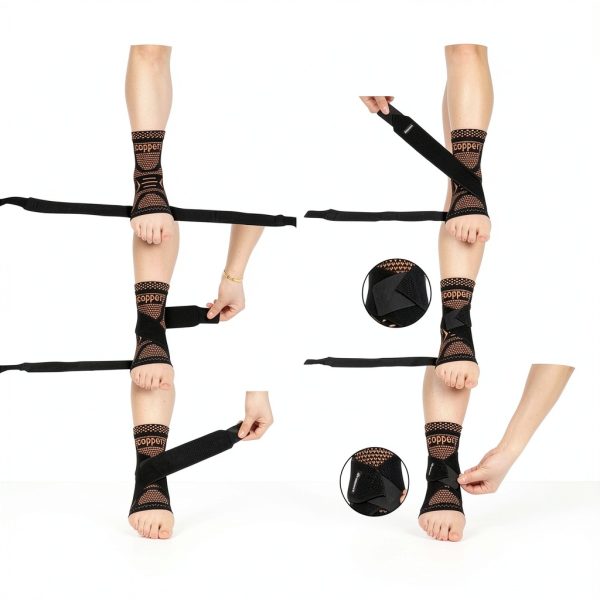 INDEEMAX Copper Ankle Brace Compression Support-6