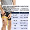 BLITZU Knee Compression Sleeves for Men Women-5