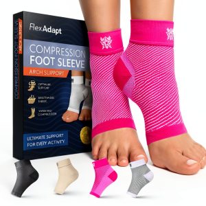 Plantar Fasciitis Relief Compression Socks by FlexAdapt-0
