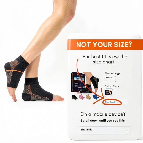 Compression Sock PhysFlex Support Nylon Spandex-1