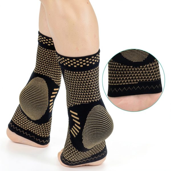 INDEEMAX Copper Ankle Brace Compression Support-4
