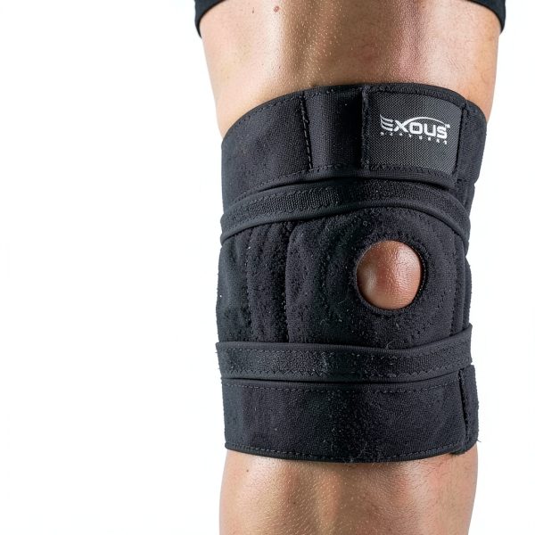 EXOUS BODYGEAR Knee Brace Neoprene 4 Strap Support-7