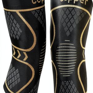 Copper Knee Braces by Qishytio Unisex Adult Knee Support-0