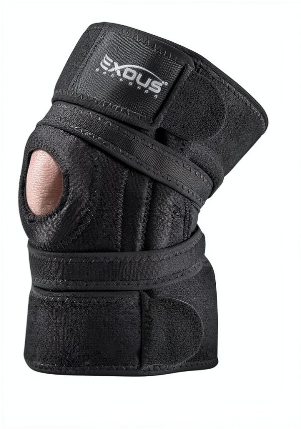 EXOUS BODYGEAR Knee Brace Neoprene 4 Strap Support-0