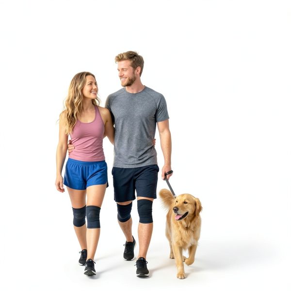 BLITZU Knee Compression Sleeves for Men Women-1