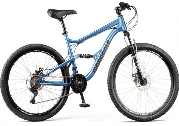 Mongoose Mountain Bike Slate Blue 26-Inch Wheels-6