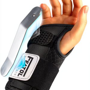 Carpal Tunnel Wrist Braces by FEATOL for Men and Women-0