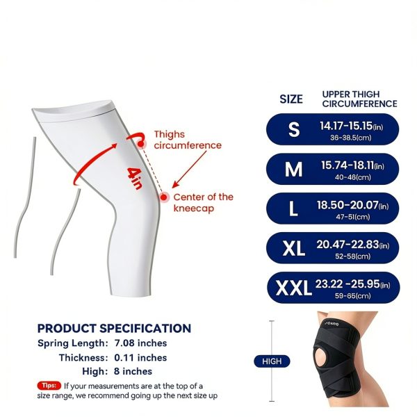 JOMVD Knee Brace Neoprene Support for Adults-5
