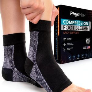 Compression Sock PhysFlex Support Nylon Spandex-0