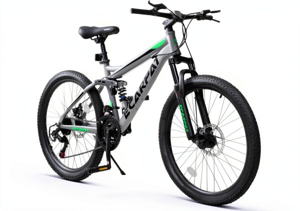 Ecarpat Mountain Bike 27.5 Inch Dual Suspension 21-Speed Disc Brake-0