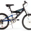 Dynacraft Mountain Bike Air Zone Aftershock 20" Blue Dual Suspension-1