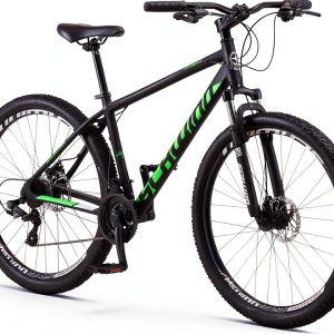 Schwinn Mountain Bike High Timber 29-Inch Black/Green Aluminum Frame-0