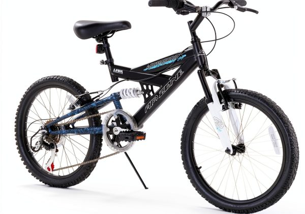 Dynacraft Mountain Bike Air Zone Aftershock 20" Blue Dual Suspension-0