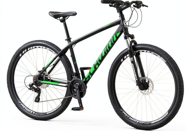 Schwinn Mountain Bike High Timber 29-Inch Black/Green Aluminum Frame-6