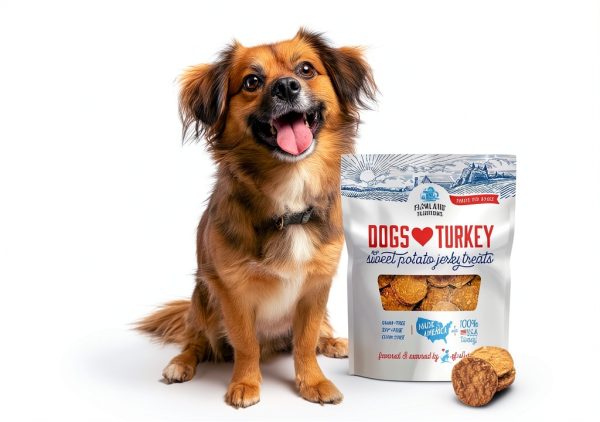 Turkey & Sweet Potato Dog Jerky Farmland Traditions - Grain-Free 1 lb-1