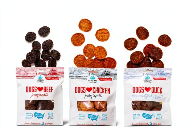 Turkey & Sweet Potato Dog Jerky Farmland Traditions - Grain-Free 1 lb-6